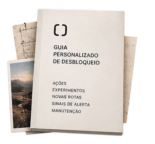 Guia Personalizado de Desbloqueio: ações, experimentos, novas rotas, sinais de alerta e manutenção.