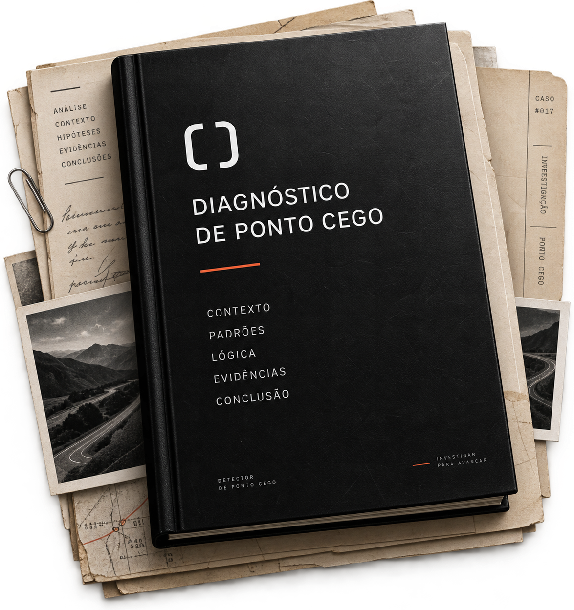 Diagnóstico de Ponto Cego sobre uma pilha de documentos: contexto, padrões, lógica, evidências e conclusão.
